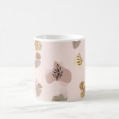 シンプルミニマル抽象芸術アーパターン（の模様が）あるト コーヒーマグカップ (中央)