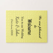 シンプルミニマル書は名結婚前を ジグソーパズル (横)