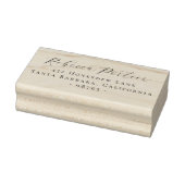 シンプルミニマル書エレガント差出人住所 ラバースタンプ (スタンプ)