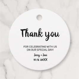 シンプルミニマル書感謝していの御利益 フェイバータグ