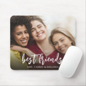 シンプルミニマル最高のフ友の写真 マウスパッド (マウス)