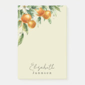 シンプルミニマル柑橘類&グリーナリーウォーター ポストイット (正面)