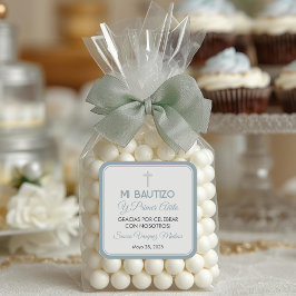 シンプルミニマル洗礼と第一誕生日 スクエアシール