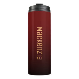 シンプルミニマル濃い赤から黒のグラデーシグラデーションョン タンブラー