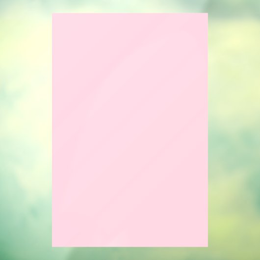 シンプルミニマル無地の色カスタムパステルカスタムth ウィンドウサイン (シート3)