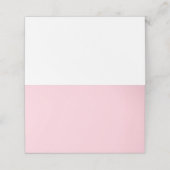 シンプルミニマル無地の色カスタムパステルカスタムth プレイスカード (外部開封)