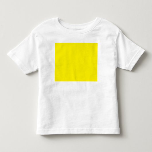 シンプルミニマル無地の色カスタム色 トドラーTシャツ (正面)