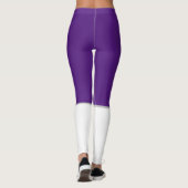 シンプルミニマル無地の色カスタム色 レギンス (裏面)