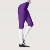 シンプルミニマル無地の色カスタム色 レギンス (右)