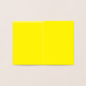 シンプルミニマル無地の色カスタム色      箔カード (内部)