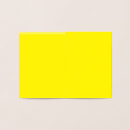 シンプルミニマル無地の色カスタム色      箔カード (内部)