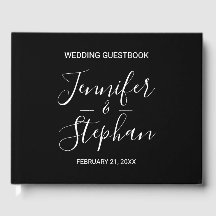 シンプルミニマル白黒結婚タイポグラフィ