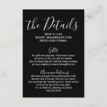 シンプルミニマル白黒結婚詳細