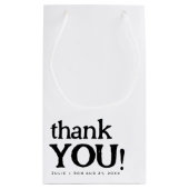 シンプルミニマル結婚さん スモールペーパーバッグ (裏面)