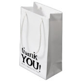 シンプルミニマル結婚さん スモールペーパーバッグ (裏面アングル)