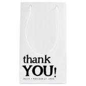 シンプルミニマル結婚さん スモールペーパーバッグ (正面)