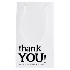 シンプルミニマル結婚さん スモールペーパーバッグ