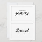 シンプルミニマル結婚リストフレーム (正面)