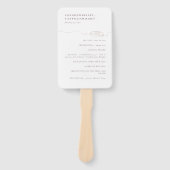 シンプルミニマル結婚リングや輪 | 赤面ピンクプログラム ハンドファン (正面)