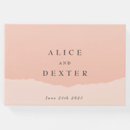 シンプルミニマル結婚赤面 ゲストブック