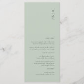 シンプルミニマル結婚Sageのメニュー メニュー (正面)