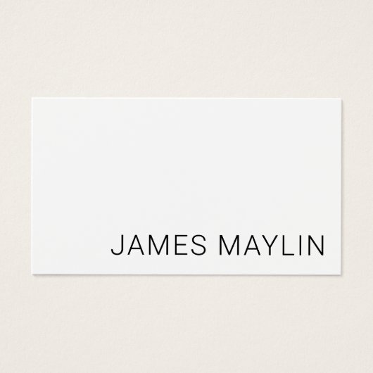 シンプルミニマル編集可能な名前またはその他の文字 (正面)