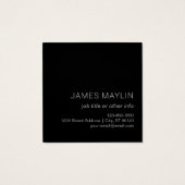 シンプルミニマル編集可能な名前またはその他の文字 (裏面)