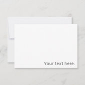 シンプルミニマル編集可能な名前またはその他の文字 サンキューカード (正面)