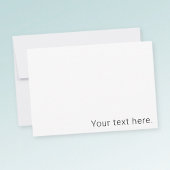 シンプルミニマル編集可能な名前またはその他の文字 サンキューカード