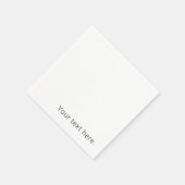 シンプルミニマル編集可能な名前またはその他の文字 スタンダードカクテルナプキン (角)