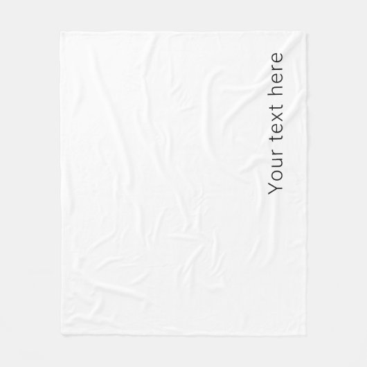 シンプルミニマル編集可能な名前またはその他の文字 フリースブランケット (正面)