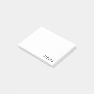 シンプルミニマル編集可能な名前またはその他の文字 ポストイット