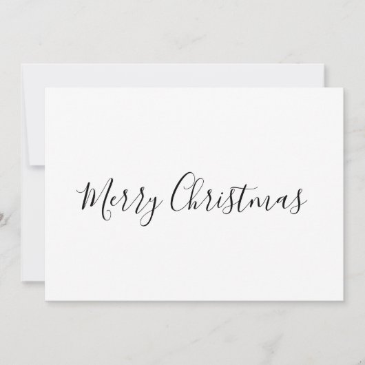 シンプルミニマル聖降誕祭 サンキューカード (正面)