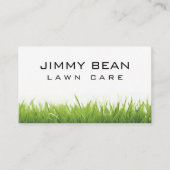 シンプルミニマル芝気に刈サービス 名刺 (正面)