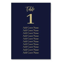 シンプルミニマル表の座席表 テーブルナンバー