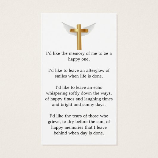 シンプルミニマル記念しおり (裏面)