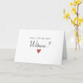 シンプルミニマル証人結婚のカード カード (黄色い花)