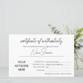 シンプルミニマル認証証明書 (スタンド正面)