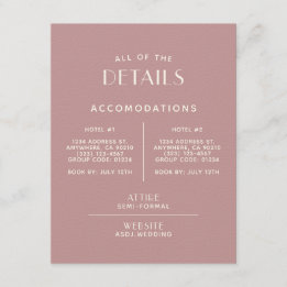 シンプルミニマル赤面ベージュ色結婚の詳細エンクロージャ エンクロージャーカード