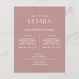 シンプルミニマル赤面ベージュ色結婚の詳細エンクロージャ エンクロージャーカード