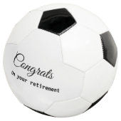 シンプルミニマル退職の名前 サッカーボール (3/4)