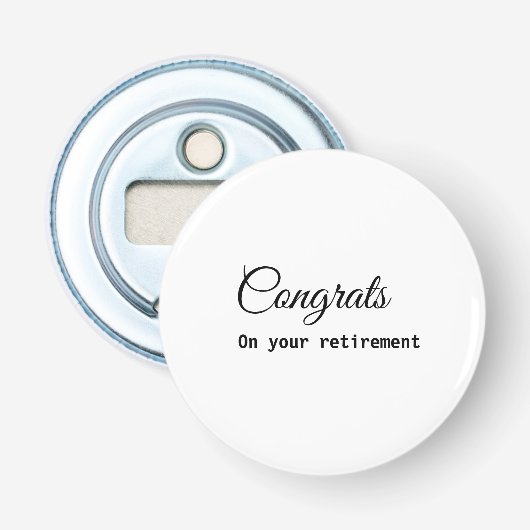 シンプルミニマル退職の名前 栓抜き (正面)