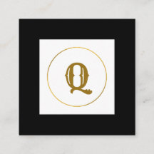 シンプルミニマル金ゴールドモノグラムモダンc