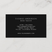 シンプルミニマル音符 |名刺 名刺 (裏面)