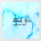 シンプルミニマル黒感謝してい書名 ウィンドウサイン (シート)