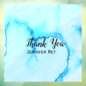 シンプルミニマル黒感謝してい書名 ウィンドウサイン (シート3)