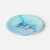 シンプルミニマル黒感謝してい書名 ペーパープレート (アングル)