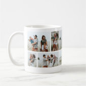 シンプルミニマル10枚フォトコラージュ コーヒーマグカップ (左)