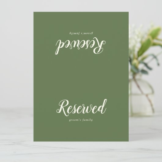 シンプルミニマル|ダーク結婚セージの看板 (スタンド正面)