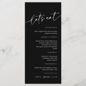 シンプルミニマル&モダン | 結婚s メニュー (正面)